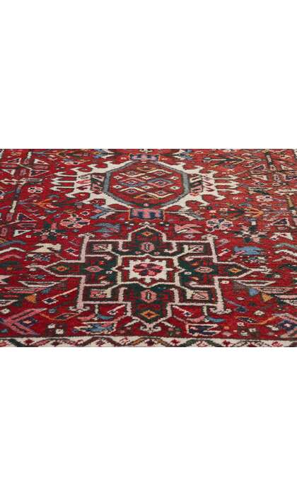 4 x 5 Vintage Persian Karaja Heriz Rug 78968