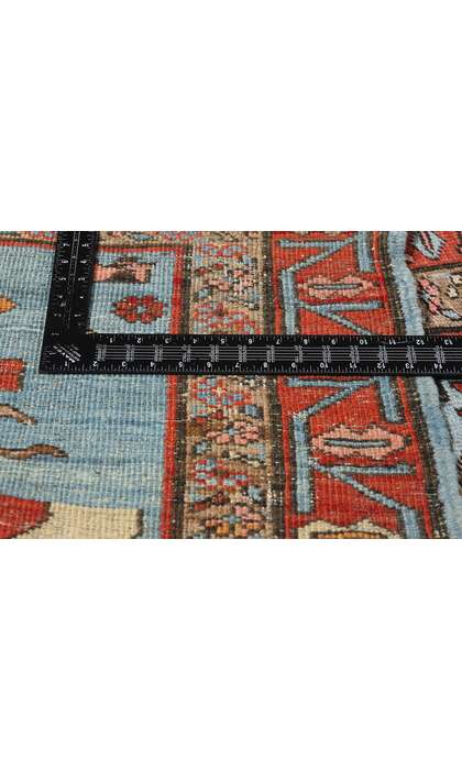 11 x 16 Rare Antique Persian Bakshaish Rug 78984