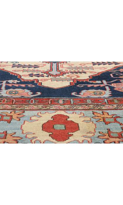 11 x 16 Rare Antique Persian Bakshaish Rug 78984