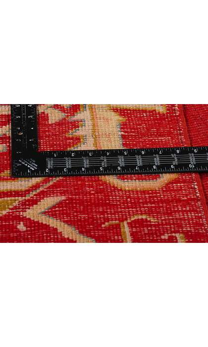 8 x 12 Antique Red Turkish Oushak Rug 73422