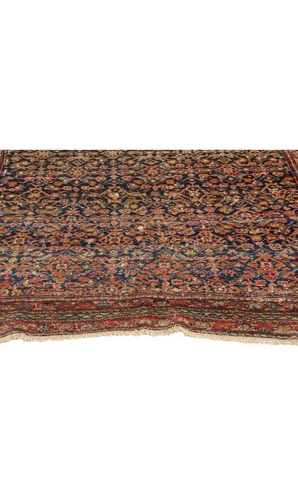 5 x 6 Distressed Antique Persian Mahal Rug 78986
