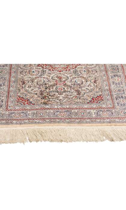 2 x 3 Vintage Turkish Silk Hereke Wall Tapestry Rug 78933