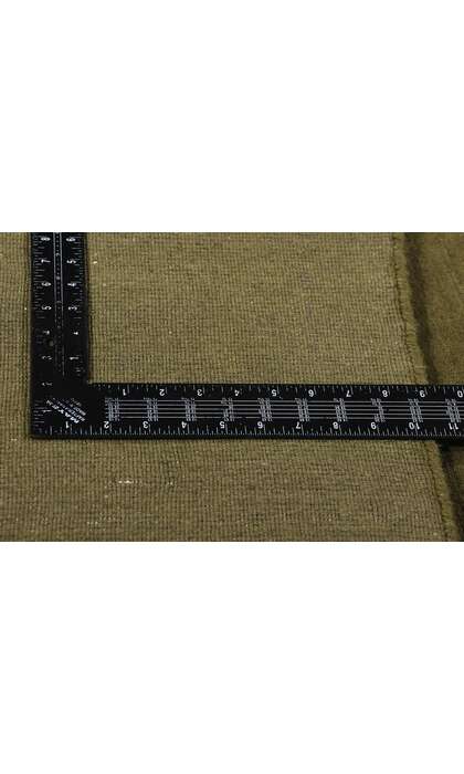 10 x 12 Solid Olive Green Modern Rug 31149