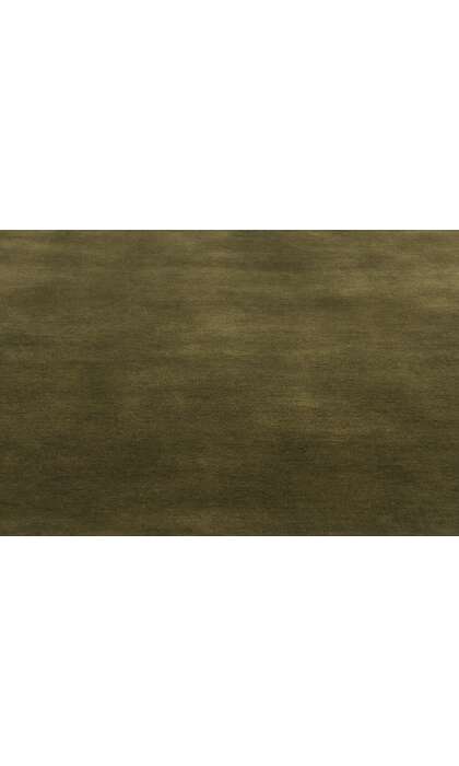 5 x 8 Solid Olive Green Modern Rug 31170