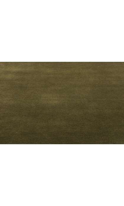5 x 8 Solid Olive Green Modern Rug 31173