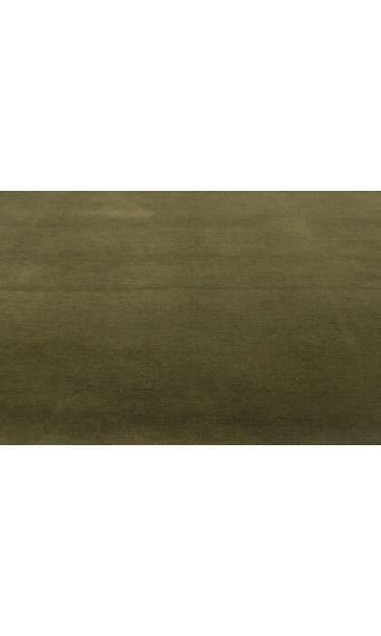 8 x 10 Solid Olive Green Modern Rug 31156