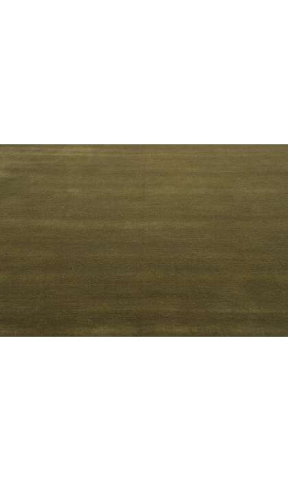 9 x 12 Solid Olive Green Modern Rug 31159