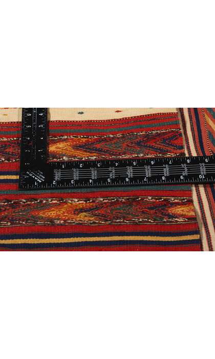 3 x 12 Antique Uzbekistan Tatari Safid Kilim Rug 78949