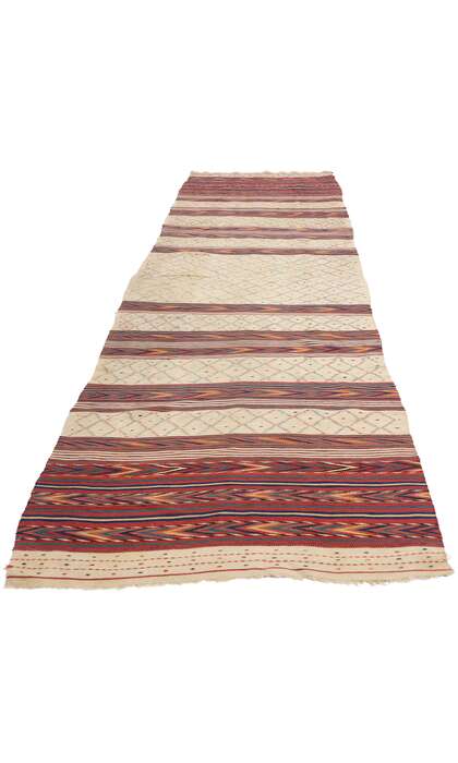 3 x 12 Antique Uzbekistan Tatari Safid Kilim Rug 78949