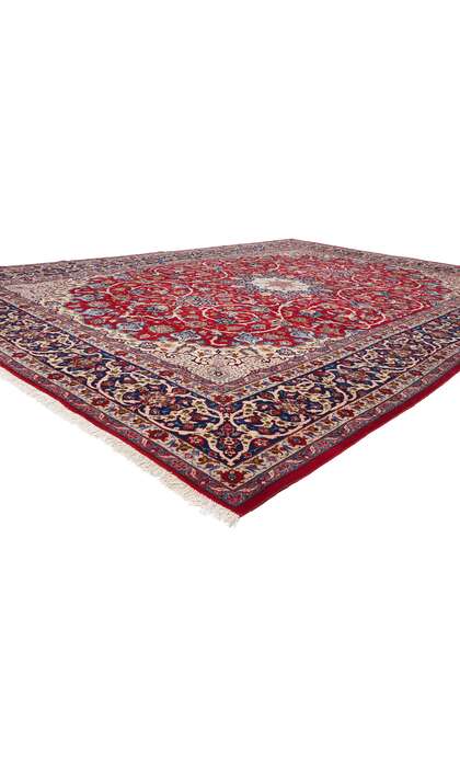 11 x 15 Vintage Persian Isfahan Rug 78981