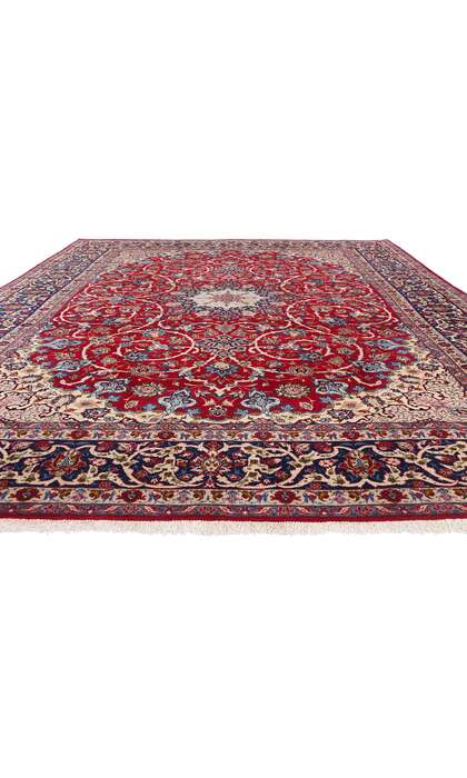 11 x 15 Vintage Persian Isfahan Rug 78981