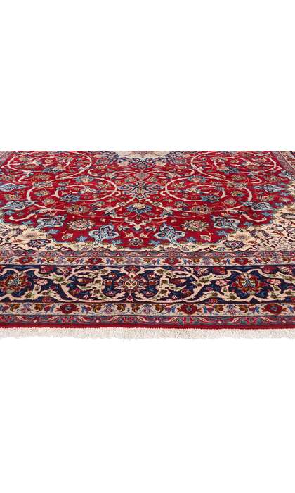 11 x 15 Vintage Persian Isfahan Rug 78981