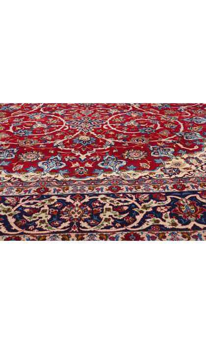 11 x 15 Vintage Persian Isfahan Rug 78981
