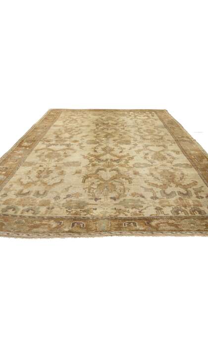 5 x 9 Vintage Turkish Oushak Rug 73744