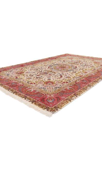 7 x 10 Vintage Persian Tabriz Rug 78912