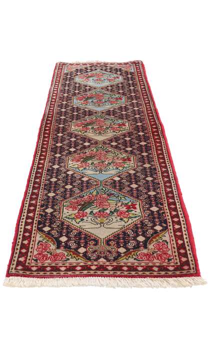 2 x 8 Vintage Persian Bijar Rug Runner 789592 x 8 Vintage Persian Bijar Rug Runner 78959