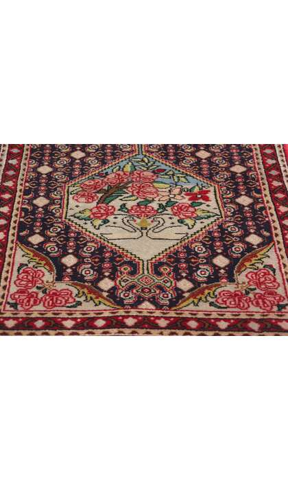 2 x 8 Vintage Persian Bijar Rug Runner 78959