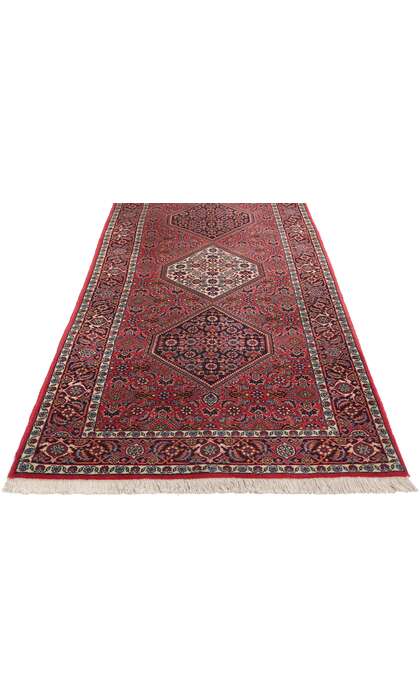 3 x 13 Vintage Persian Bijar Rug Runner 78957