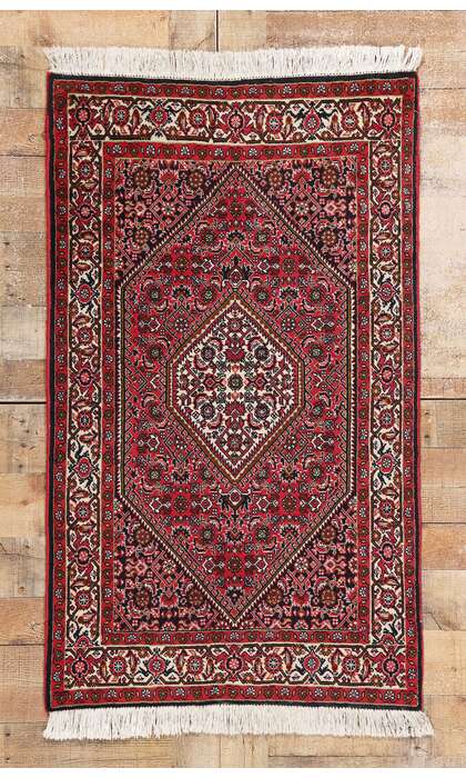 3 x 4 Vintage Persian Bijar Rug 78958