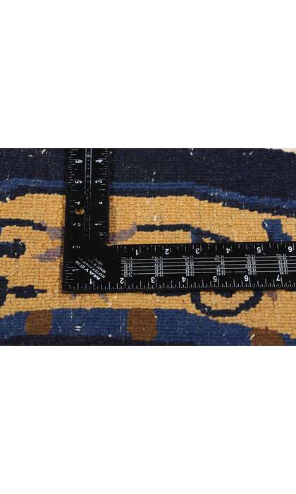 4 x 4 Vintage Chinese Round Peking Pictorial Rug 78979