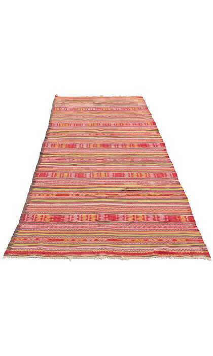 3 x 8 Vintage Turkish Kilim Rug Runner 78948