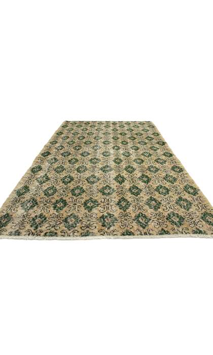 3 x 6 Distressed Vintage Turkish Sivas Rug 51963