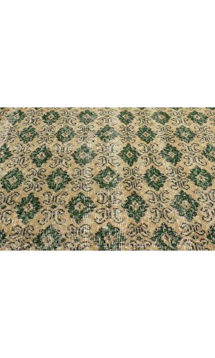 3 x 6 Distressed Vintage Turkish Sivas Rug 51963