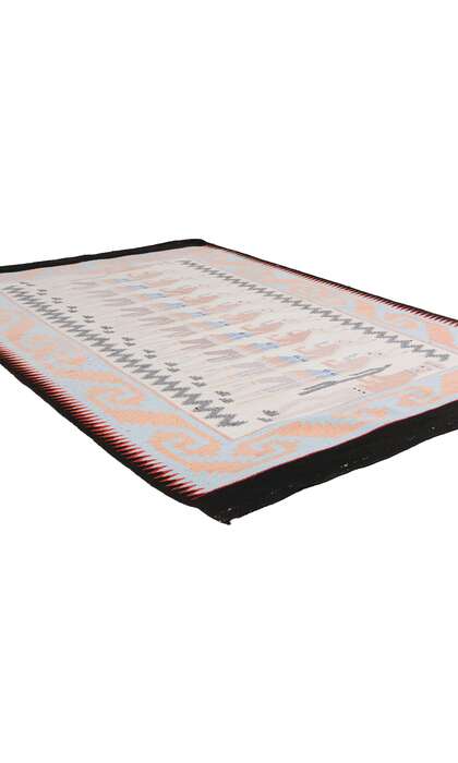 5 x 7 Vintage Yeibichai Navajo Rug 78934