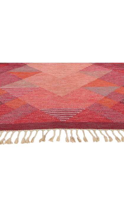 5 x 8 Anna Johanna Angstrom Vintage Swedish Rollakan Rug 79062