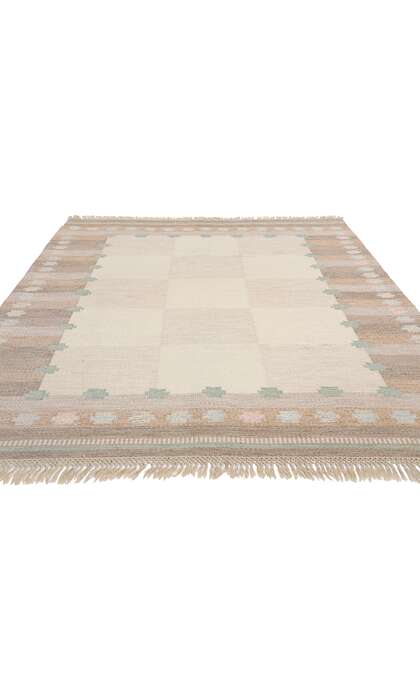 5 x 8 Anna Johanna Angstrom Vintage Swedish Scandinavian Rollakan Rug 79028