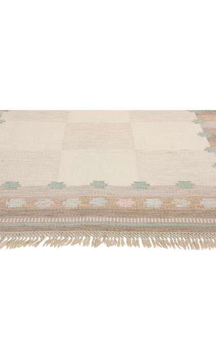 5 x 8 Anna Johanna Angstrom Vintage Swedish Scandinavian Rollakan Rug 79028