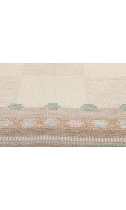 5 x 8 Anna Johanna Angstrom Vintage Swedish Scandinavian Rollakan Rug 79028