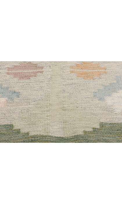 6 x 9 Anna Johanna Angstrom Vintage Swedish Rollakan Rug 79029