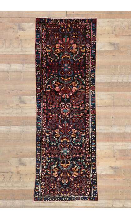 3 x 10 Antique Persian Bakhtiari Rug Runner 75289