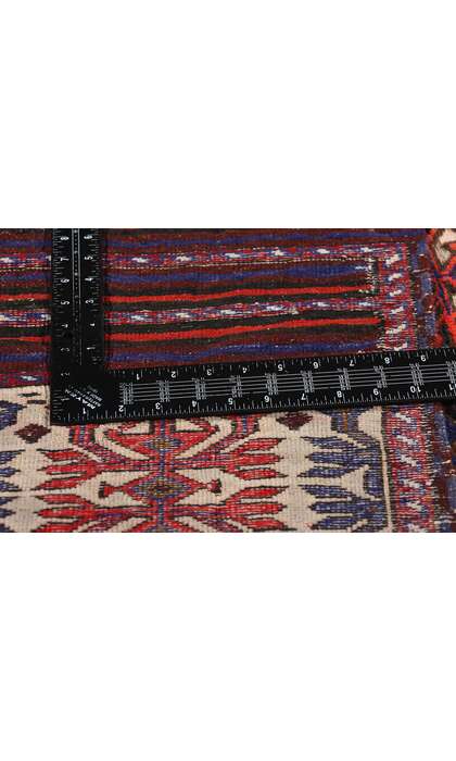 4 x 4 Antique Caucasian Soumak Rug 79092