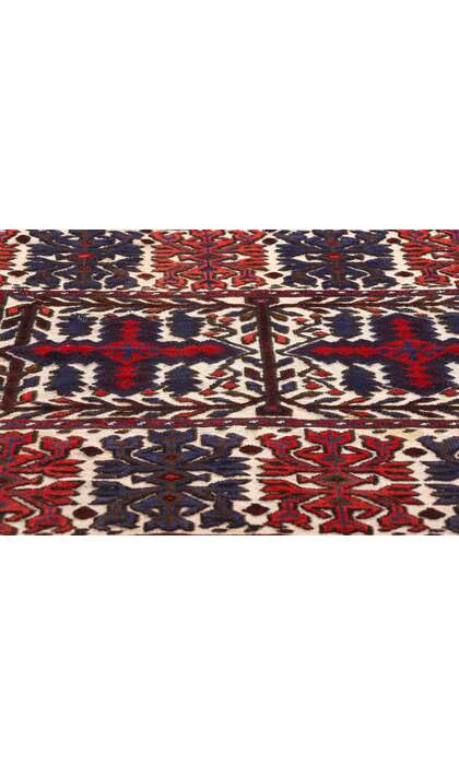 4 x 4 Antique Caucasian Soumak Rug 79092