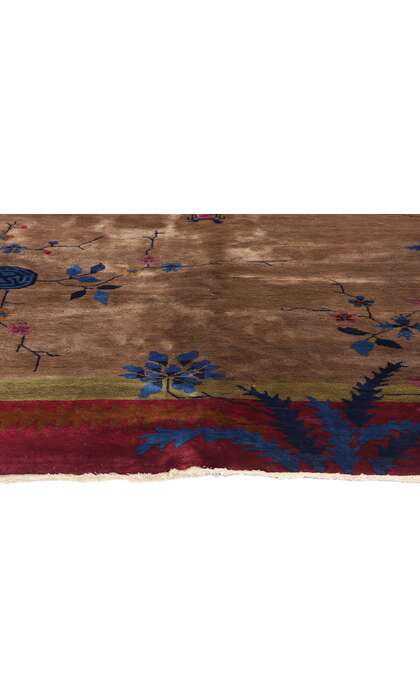 8 x 9 Antique Chinese Art Deco Rug 78303