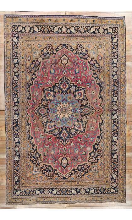 10 x 16 Distressed Antique Persian Khorassan Rug 79002