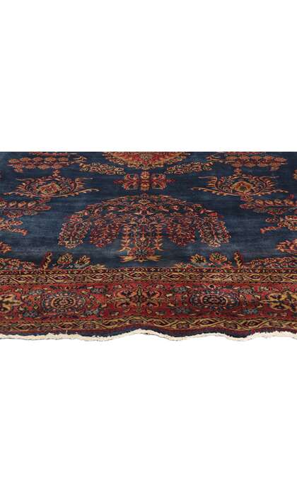 8 x 9 Vintage Indian Sarouk Rug 79006