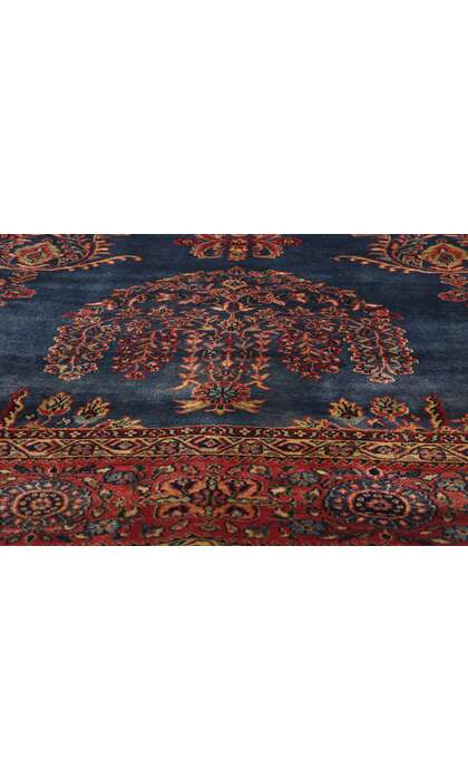 8 x 9 Vintage Indian Sarouk Rug 79006