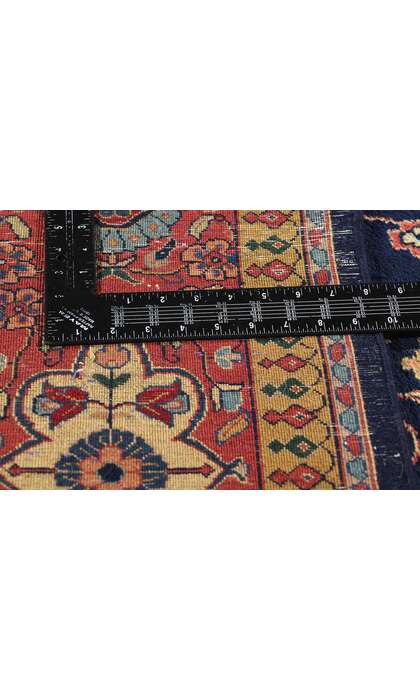 8 x 10 Vintage Indian Sarouk Rug 79007