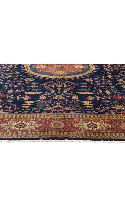 8 x 10 Vintage Indian Sarouk Rug 79007