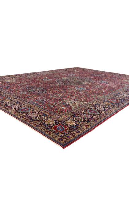 11 x 14 Antique Persian Tabriz Rug 79003