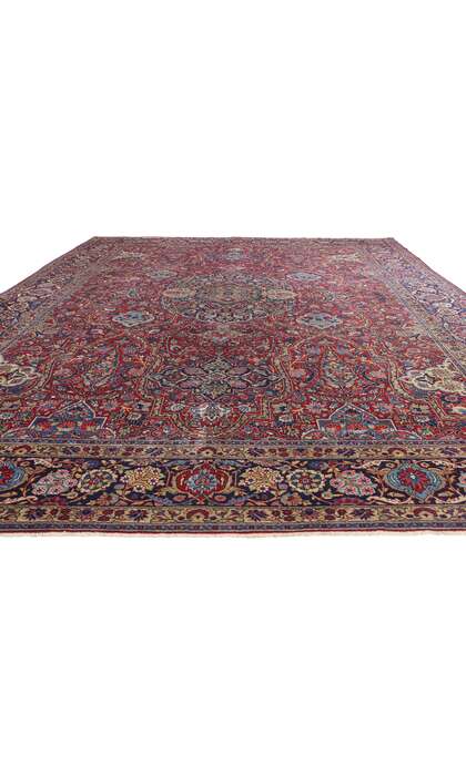11 x 14 Antique Persian Tabriz Rug 79003