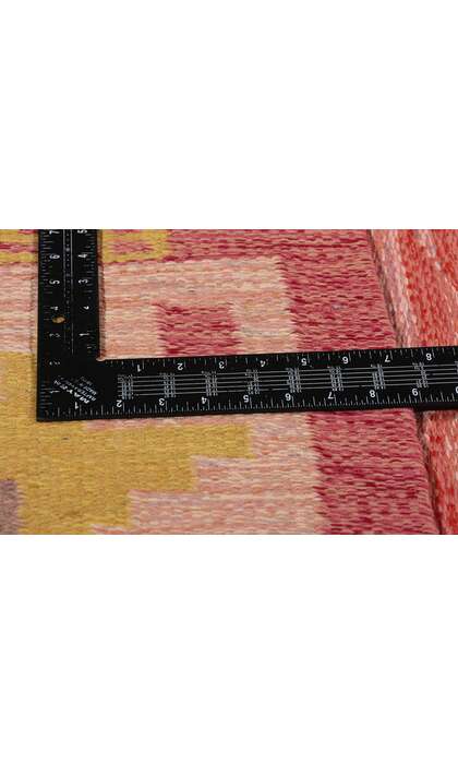6 x 10 Astrid Sampe Vintage Pink Swedish Scandinavian Rollakan Rug 79055