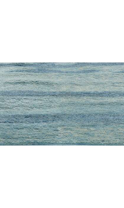 4 x 8 Tranquil Tides Modern Blue Moroccan Rug 31309