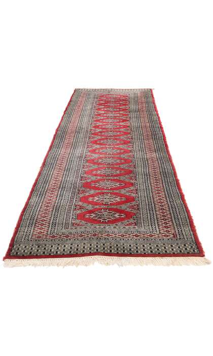 3 x 10 Vintage Pakistani Bokhara Rug Runner 79070