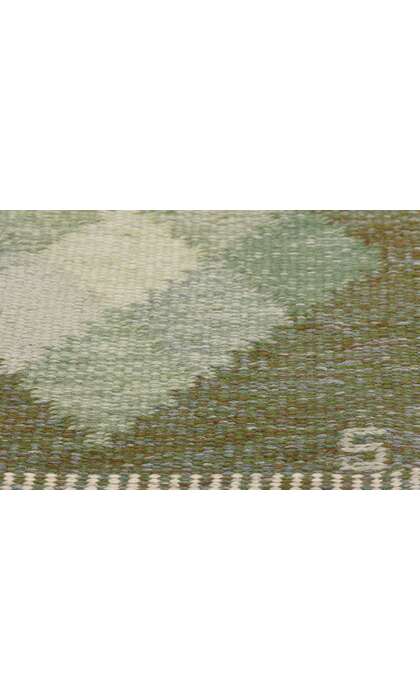 6 x 9 Brita Svefors Vintage Swedish Scandinavian Rollakan Rug 79027