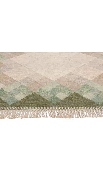 6 x 9 Brita Svefors Vintage Swedish Scandinavian Rollakan Rug 79027