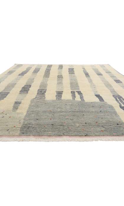 9 x 12 Organic Modern Brutalist Moroccan Rug 31282